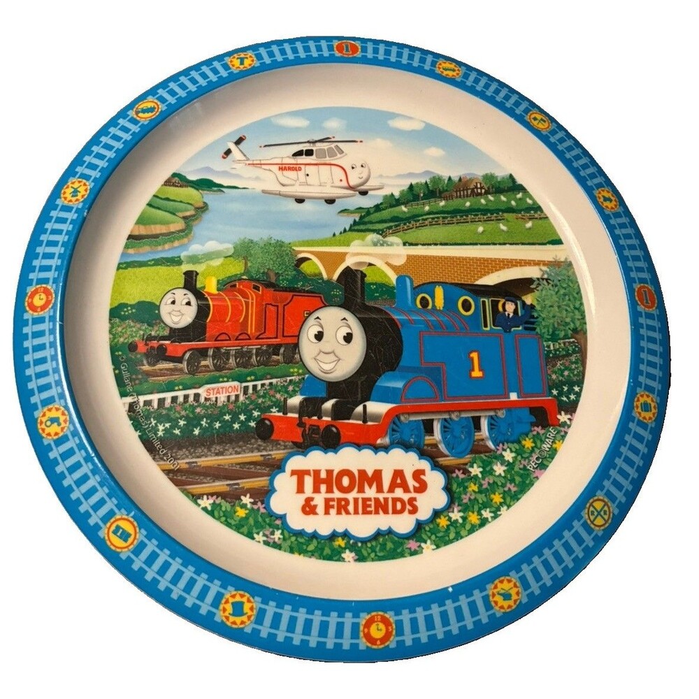 Thomas And Friends 2005 Pecoware Melamine Plate 8.5”